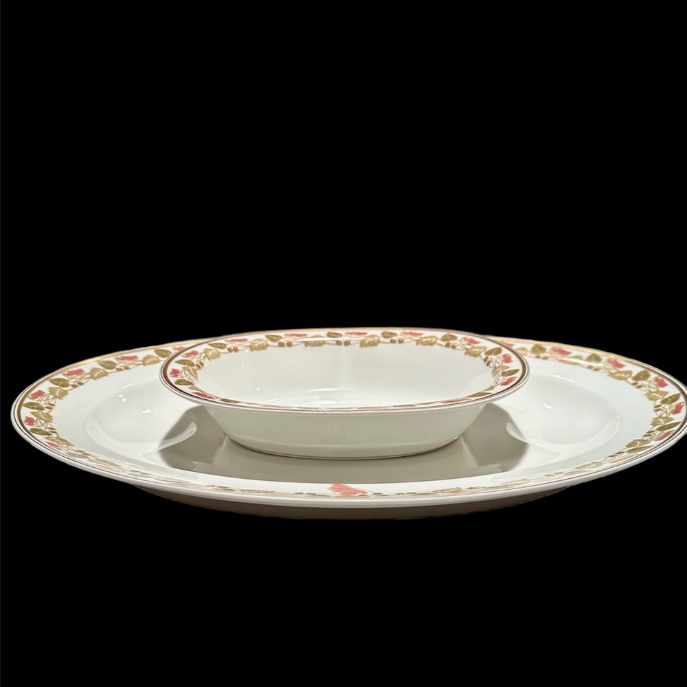 Haviland Limoges France platter and bowl set Antique beauty Rare+Highly coveted